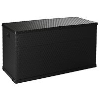 Rattan Aufbewahrungsbox 420 l, Kunststoff, Graphit TOOMAX Z0162R0--4100