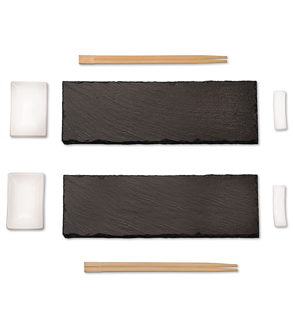 Sushi-Set 8-tlg., Schiefer KESPER 38142